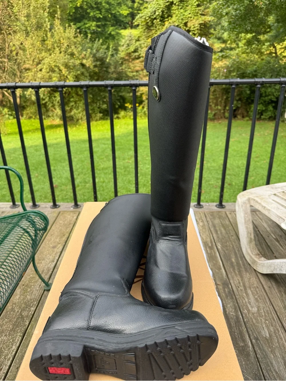 Mountain Horse Black Tall Riding Boots for Women size 39/8.5